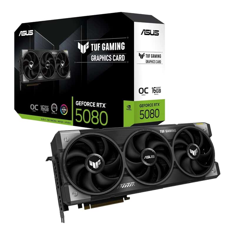 ASUS GeForce RTX 5080 TUF GAMING 16GB GDDR7 Gaming Grafikkarte